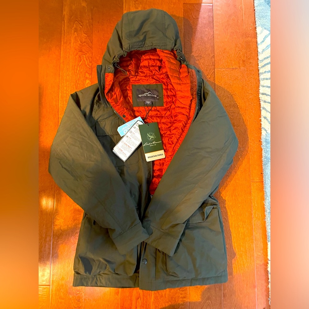 Eddie Bauer Mountain Parka, new with tags